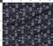 Gothic Halloween Dark Blue Stars Sun Spooky Magic Roses Moon Witch October Custom Printed Fabric by Spoonflower Various Fabrics by the Yard or Fat Quarter